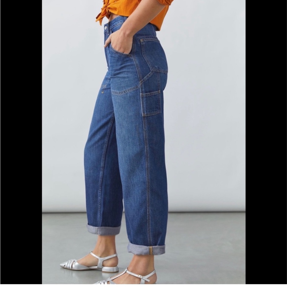 Pilcro by Anthropologie - The Forager Relaxed Straight Leg Jeans - Size 26 - EUC